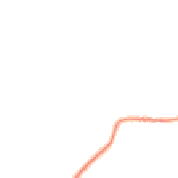 Night-time road noise heatmap for PE33 9HE
