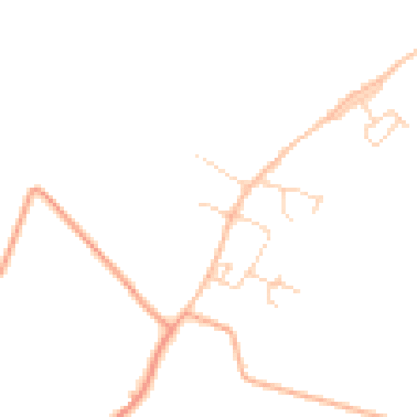 Daytime road noise heatmap for PE33 9HR