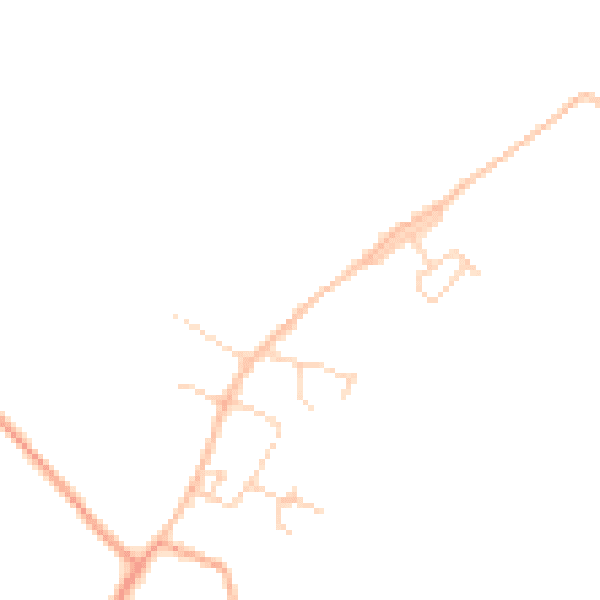 Daytime road noise heatmap for PE33 9JU