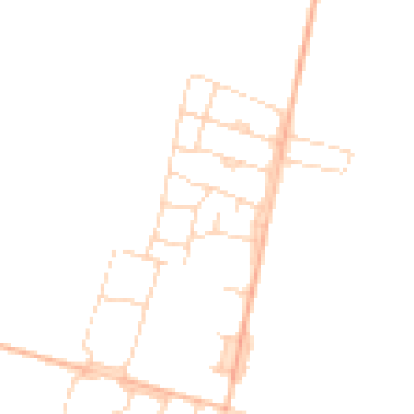 Daytime road noise heatmap for PE33 9LS