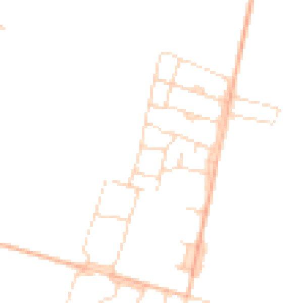 Daytime road noise heatmap for PE33 9LY