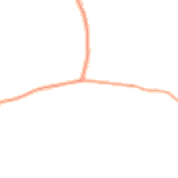Daytime road noise heatmap for PE33 9PY