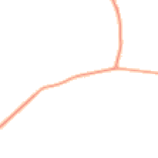 Daytime road noise heatmap for PE33 9QA