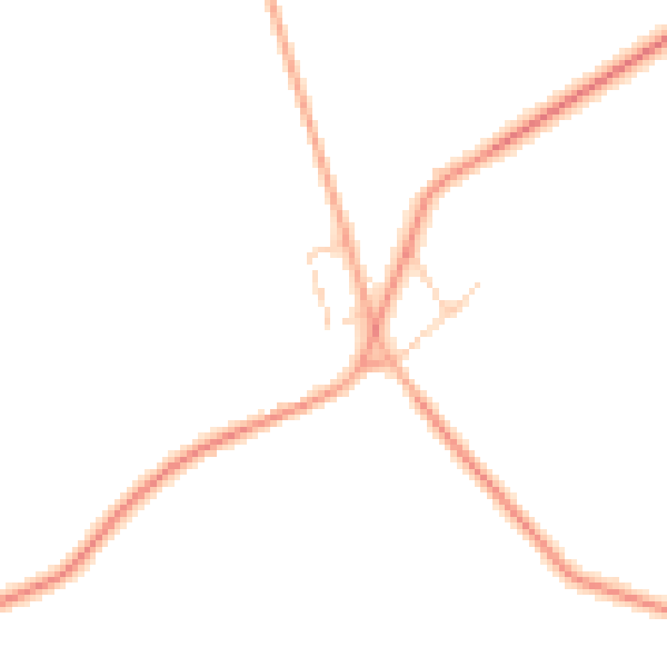 Daytime road noise heatmap for PE33 9QD