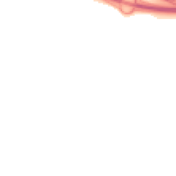 Night-time road noise heatmap for PE34 3AJ
