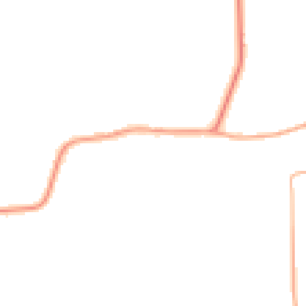 Daytime road noise heatmap for PE34 3BF