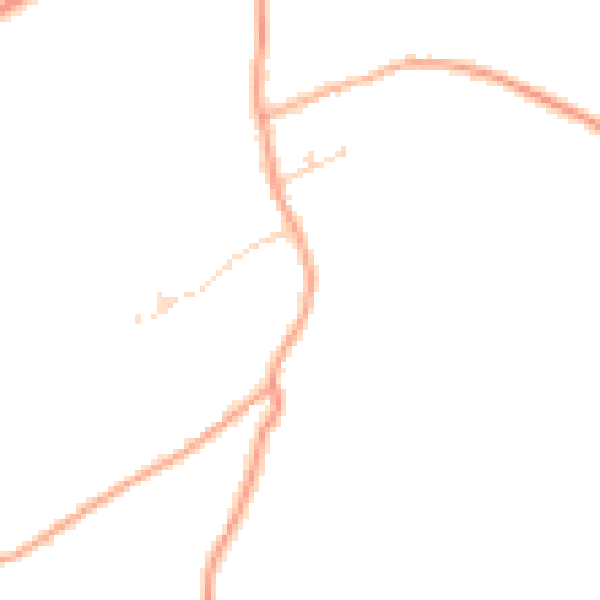 Daytime road noise heatmap for PE34 3BX