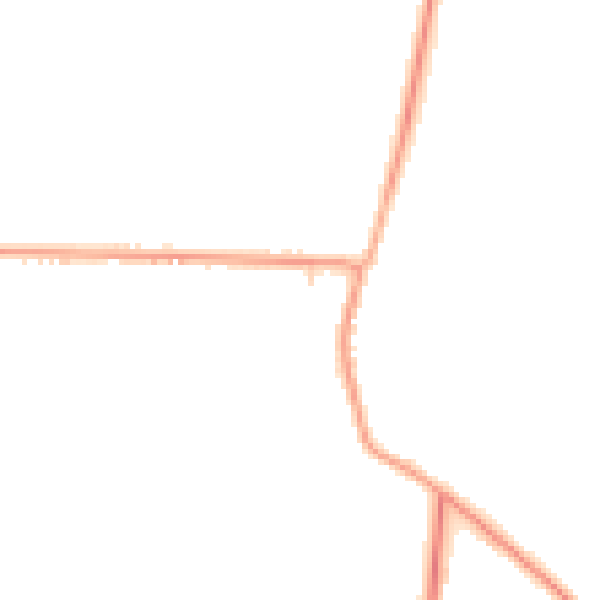 Daytime road noise heatmap for PE34 3PL
