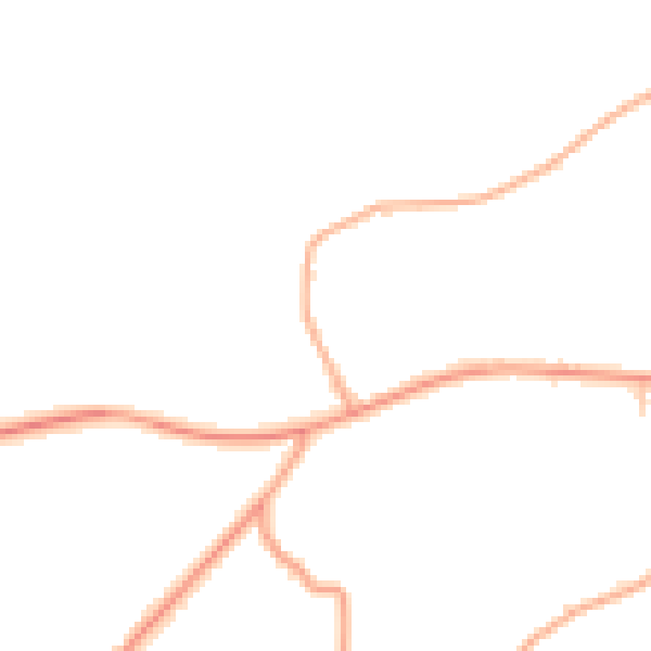 Daytime road noise heatmap for PE34 4DE