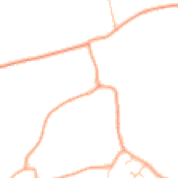 Daytime road noise heatmap for PE34 4FP