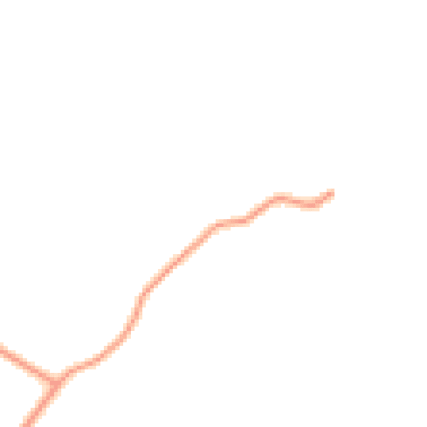 Daytime road noise heatmap for PE34 4JF