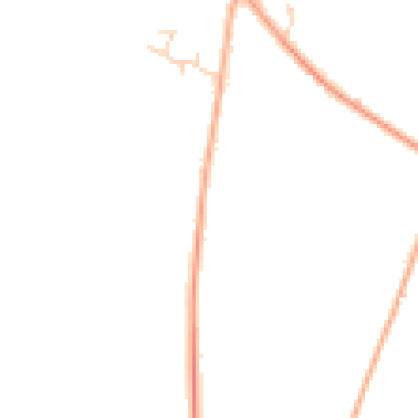 Daytime road noise heatmap for PE34 4QZ