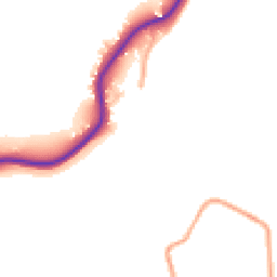 Daytime road noise heatmap for PE38 0AZ