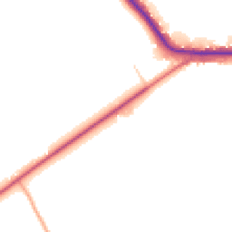 Daytime road noise heatmap for PE38 0BW