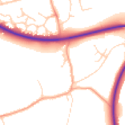 Daytime road noise heatmap for PE38 0DH