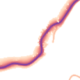 Daytime road noise heatmap for PE38 0DQ