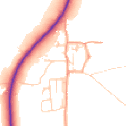 Daytime road noise heatmap for PE38 0HD