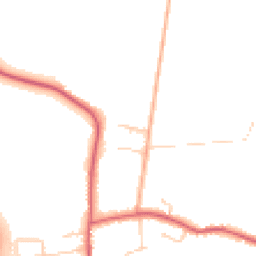 Daytime road noise heatmap for PE38 0NH