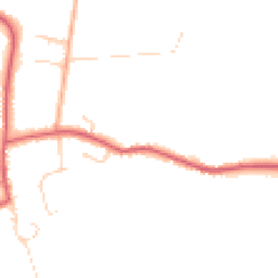 Daytime road noise heatmap for PE38 0NU