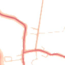Daytime road noise heatmap for PE38 0NZ