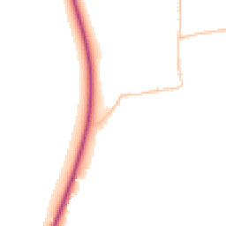 Night-time road noise heatmap for PE38 0PL