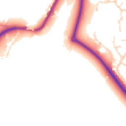 Daytime road noise heatmap for PE38 0QR