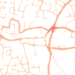 Daytime road noise heatmap for PE38 9DH