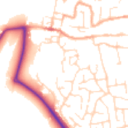 Daytime road noise heatmap for PE38 9GJ