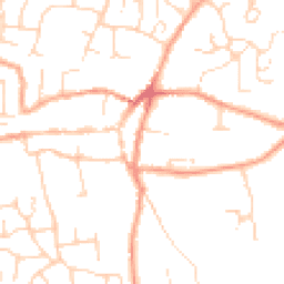 Daytime road noise heatmap for PE38 9LE