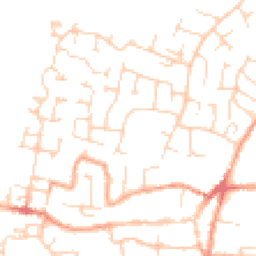Daytime road noise heatmap for PE38 9PH