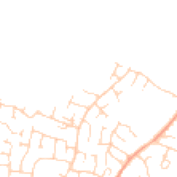 Daytime road noise heatmap for PE38 9RF