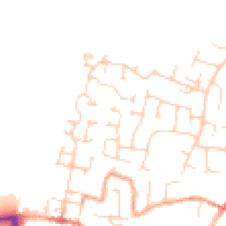 Daytime road noise heatmap for PE38 9SL