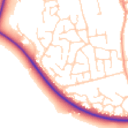 Daytime road noise heatmap for PE38 9TF