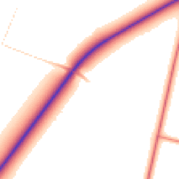 Daytime road noise heatmap for PE6 0AB