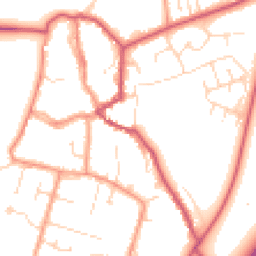 Daytime road noise heatmap for PE6 0AJ