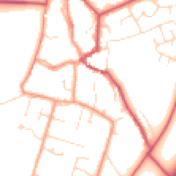 Daytime road noise heatmap for PE6 0AN