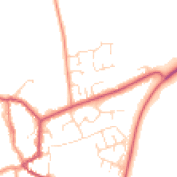 Daytime road noise heatmap for PE6 0DL