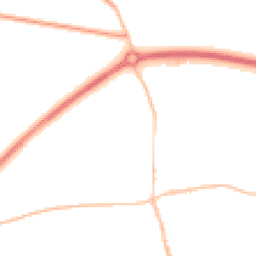 Night-time road noise heatmap for PE6 0DR