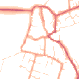 Daytime road noise heatmap for PE6 0ED