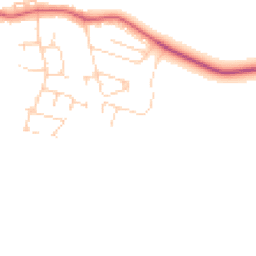 Daytime road noise heatmap for PE6 0FY