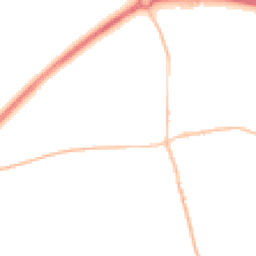 Night-time road noise heatmap for PE6 0QU