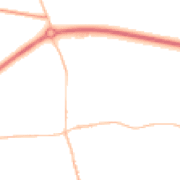 Night-time road noise heatmap for PE6 0TT