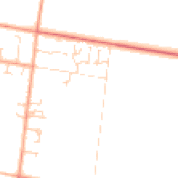Daytime road noise heatmap for PE6 7AR