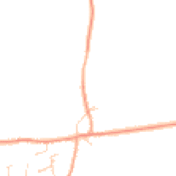 Daytime road noise heatmap for PE6 7DF