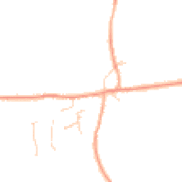 Daytime road noise heatmap for PE6 7DY