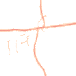 Daytime road noise heatmap for PE6 7ED