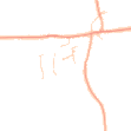 Daytime road noise heatmap for PE6 7EE