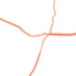 Daytime road noise heatmap for PE6 7HX