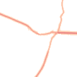 Daytime road noise heatmap for PE6 7HZ