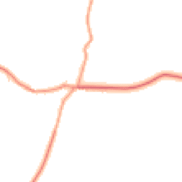 Daytime road noise heatmap for PE6 7JD